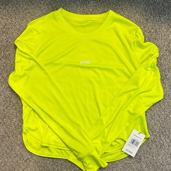AYBL Women's Neon Green Long Sleeve Top - Picture 1 of 1
